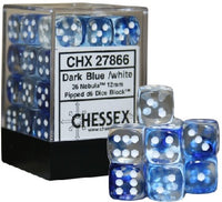 NEBULA 36D6 DARK BLUE/WHITE 12MM (Special Order)