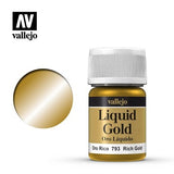 VALLEJO: LIQUID GOLD ALCOHOL BASE RICH GOLD (35ML) (Special Order)