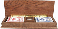 CRIBBAGE, 3-TRACK SPRINT, STAINED TEAK W/STORAGE (Special Order)