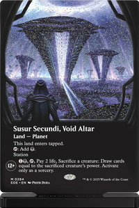 GATHERERS TAVERN MTG EDGE OF ETERNITIES SLABS SUSUR SECUNDI, VOID ALTAR SLAB STANDEE (Special Order)