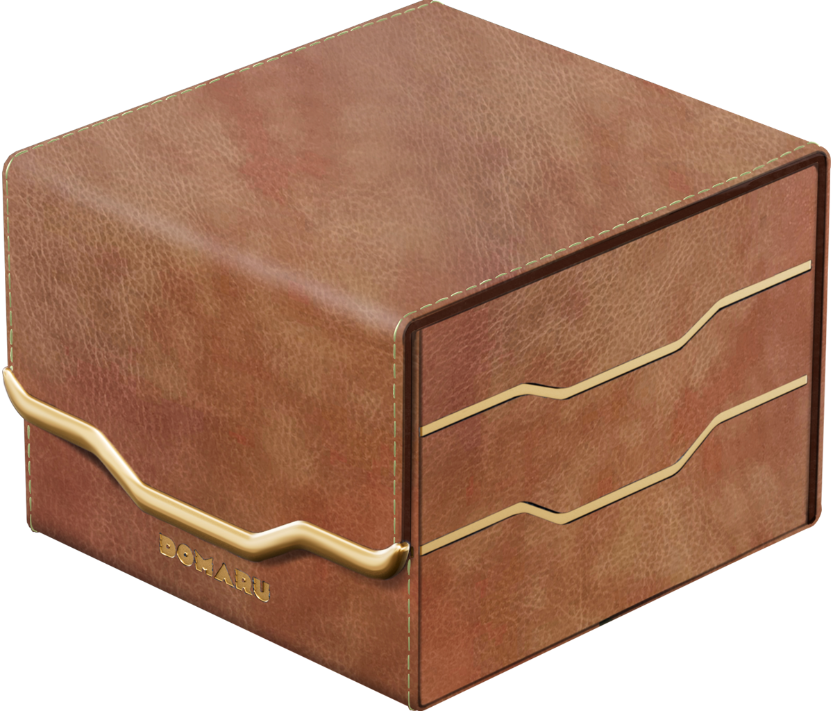 GATHERERS TAVERN ARMORY HORIZON 133+ DOMARU DECK BOX - CHESTNUT (Pre-Order)