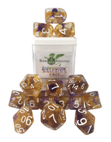 SET OF 15 DICE: DIFFUSION WARLOCK'S PACT SPECIAL (Special Order)