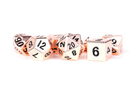 METAL 7 DICE SET COPPER 16MM (Special Order)