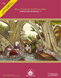 MICE OF LEGEND: ADVENTURE ATLAS - AA: ESSENTIAL MAPS FOR MODULES M1-M3 (Pre-Order)