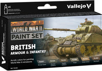 VALLEJO: MODEL COLOR WARGAME BRITISH (Special Order)