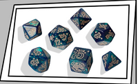 JUMBO CATS DICE SET WHISKERS (Special Order)