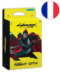 CYBERPUNK TCG: FRENCH RETAIL STARTER DECK EMBRACING POWER 6CT DISPLAY (Special Order)