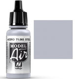 VALLEJO: MODEL AIR STEEL (17ML) (Special Order)