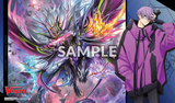 BUSHI SUPPLIES RUBBER PLAYMAT VOL. 12 CFV DIVINEZ DELUXE DESIGN B: MICHIRU & DRAJEWELED MAGNUS (Special Order)