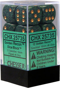 SPECKLED 12D6 GOLDEN RECON 16MM (Special Order)