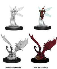 DND UNPAINTED MINIS WV9 SPRITE AND PSEUDODRAGON (Special Order)