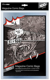 UP COMIC MAGAZINE BAG 100CT 8.75"X11" (Special Order)