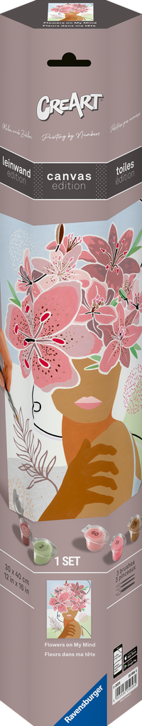 CREART CV: FLOWER ON MY MIND 30X40CM (2/14) (Special Order)