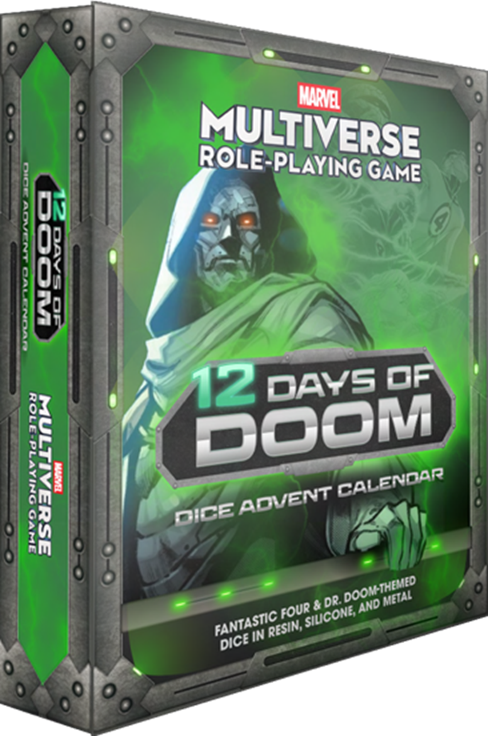 MARVEL MULTIVERSE RPG 12 DAYS OF DOOM DICE ADVENT CALENDAR (Pre-Order)
