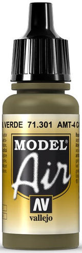 VALLEJO: MODEL AIR AMT-4 CAM. GREEN (17ML) (Special Order)