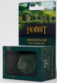 HOBBIT TCG SPINDOWN D20 JUMBO DIE VERDANT (Special Order)