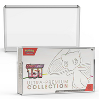 ER ACRYLIC CASE DISPLAY FOR POKEMON 151 SCARLET & VIOLET WITH MAGNET ULTRA PREMIUM COLLECTION BOX (Special Order)
