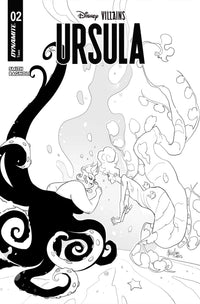 DISNEY VILLAINS: URSULA #2 CVR M FOC BONUS MIRKA ANDOLFO LINE ART (Special Order)