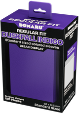 GATHERERS TAVERN DOMARU REGULAR FIT SLEEVES - DUSKFALL INDIGO 100CT (Special Order)