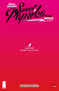 MIRKA ANDOLFOS SWEET PAPRIKA BLACK WHITE & PINK HOLIDAY SPECIAL (ONE SHOT) CVR E MIRKA ANDOLFO HOT C (Special Order)