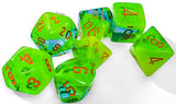 GEMINI 7-DIE SET PLASMA GREEN-TEAL/ORANGE LUMINARY (Special Order)