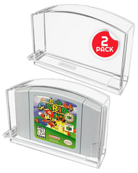 ER NINTENDO N64 CARTRIDGE ACRYLIC PROTECTOR 3.0MM 2PK (Special Order)