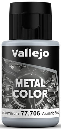 VALLEJO: METAL COLOR WHITE ALUMINIUM (Special Order)