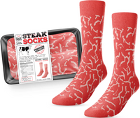 GROCERY STORE MEAT SOCKS 6PC CDU (Special Order)