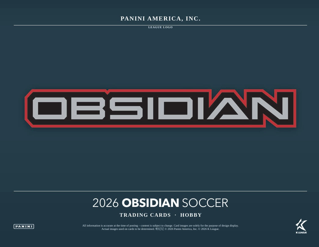 PANINI K LEAGUE OBSIDIAN SOCCER 2026 (Pre-Order)