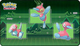 UP PLAYMAT POKEMON PORYGON EVOLUTIONS STITCHED (Special Order)