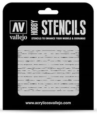 VALLEJO: HOBBY STENCIL WOOD TEXTURE #1 (Special Order)