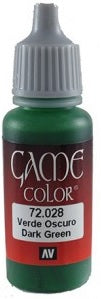 VALLEJO: GAME COLOR DARK GREEN 18ML (Special Order)