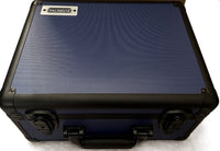 ER GRADED CARD STORAGE BOX HEAVY DUTY 3 ROWS BLUE ALUMINUM (Special Order)
