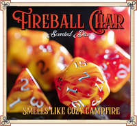SCENTED DICE FIREBALL CHAR (Pre-Order)