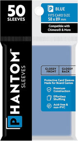 PHANTOM SLEEVES GLOSS BLUE SIZE (58MM X 89MM) 50CT (Special Order)