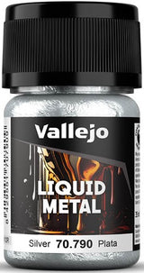VALLEJO: LIQUID GOLD ALCOHOL BASE SILVER (35ML) (Special Order)