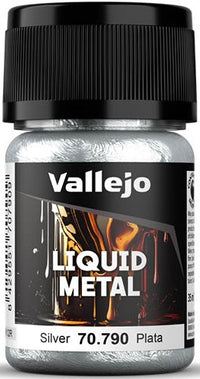 VALLEJO: LIQUID GOLD ALCOHOL BASE SILVER (35ML) (Special Order)
