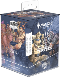 UG RTE DECK CASE BOULDER 100+ MTG TEENAGE MUTANT NINJA TURTLES - TECHNODROME BATTLE (Special Order)