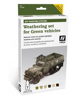 VALLEJO: WEATHERING FOR GREEN VEHICLES (Special Order)