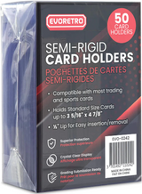 ER 3 5/16" X 4 7/8" SEMI-RIGID HOLDERS TCG/GRADING READY 50PK (Special Order)