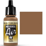 VALLEJO: MODEL AIR US FLAT BROWN (17ML) (Special Order)
