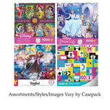 1000PC DISNEY FINE ART 6CT ASSORTMENT (Special Order)