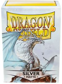 DRAGON SHIELD SLEEVES MATTE SILVER 100CT (Special Order)