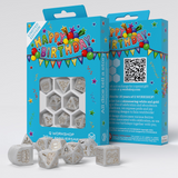 Q-WORKSHOP 20 YEARS HAPPY BIRTHDAY DICE SET (Special Order)