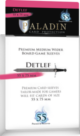 B&D PALADIN PREMIUM SLEEVES MEDIUM WIDER DETLEF 55MM X 75MM 55CT (Special Order)