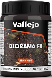 VALLEJO: DIORAMA EFFECTS RUSSIAN MUD 200ML (Special Order)