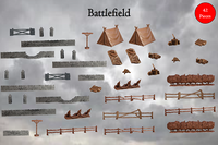 TERRAIN CRATE - BATTLEFIELD MEGA SET (Special Order)