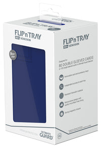 UG FLIP N TRAY DECK CASE MONOCOLOR BLUE 80+ (Special Order)