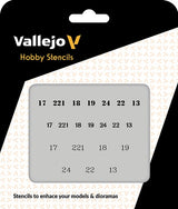 VALLEJO: HOBBY STENCIL SOVIET NUMBERS WWII (Special Order)