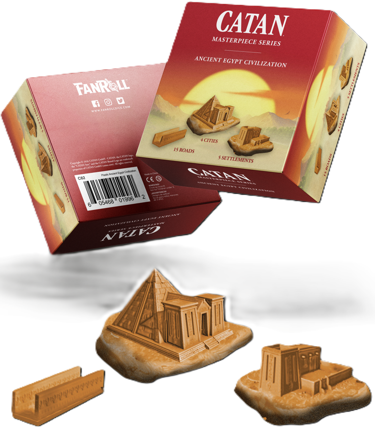 CATAN PLASTIC CIVILIZATION: EGYPT (Pre-Order)
